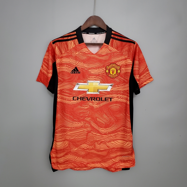 Durable Man Utd 21-22 Manchester United Goalkeeper Soccer Jersey Shirt