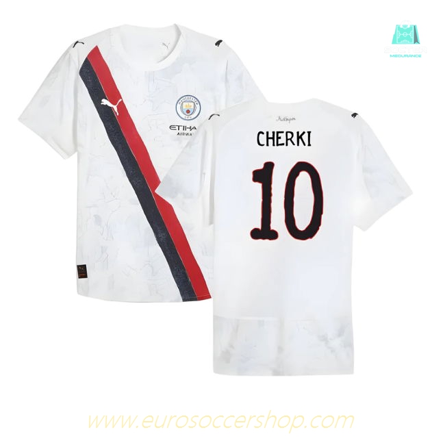 2025-2026 KIDSUPER x Manchester City CWC Authentic Shirt (White) (Cherki 10)