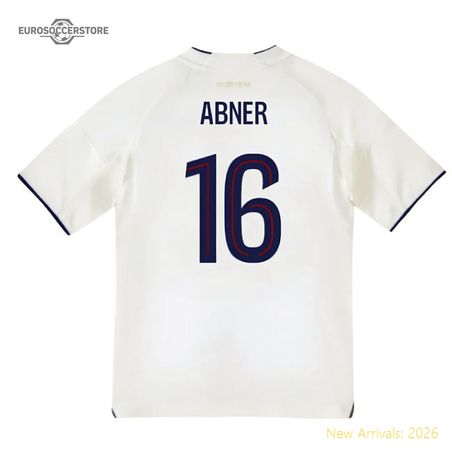 Match-Day 2025-2026 Olympique Lyon Home Shirt (Kids) (Abner 16)