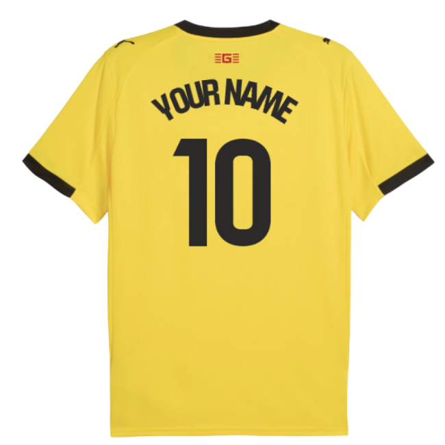 Premium Official 2025-2026 Girona Away Shirt (Your Name)