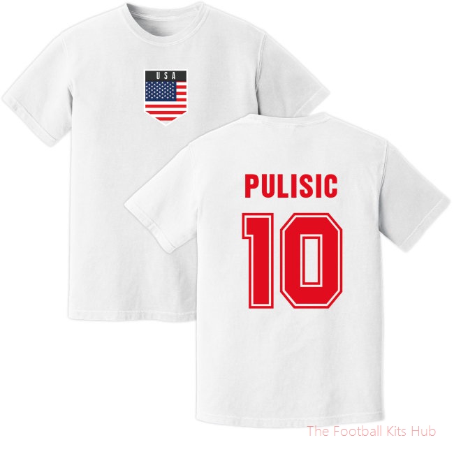 Men Pulisic USA Training Jersey (White)