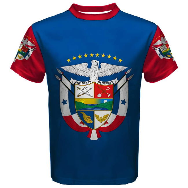 Exclusive-Design Pro-Grade Panama Coat Of Arms Sublimated Sports