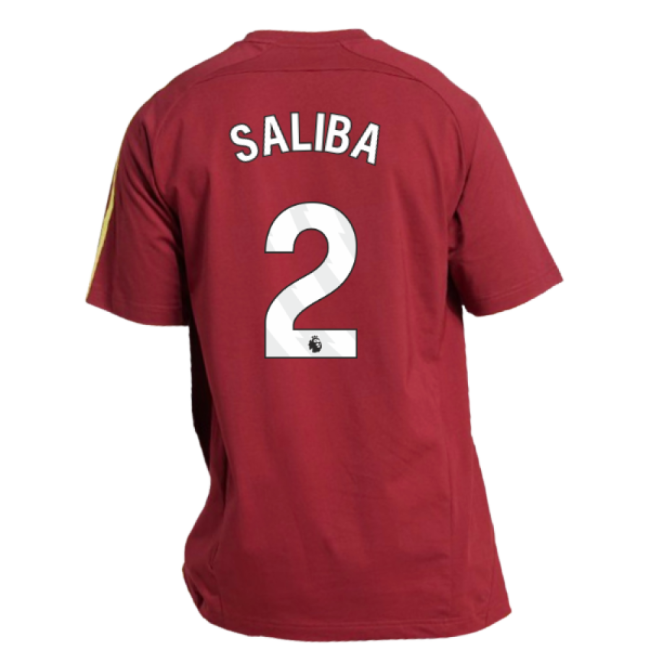 Arsenal Home Soccer Shirt 2025-20 Saliba 2 L M S