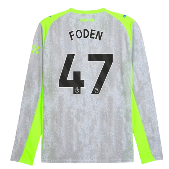 2025-2026 City Man Long Sleeve Third Top (Foden 47) Fan Edition