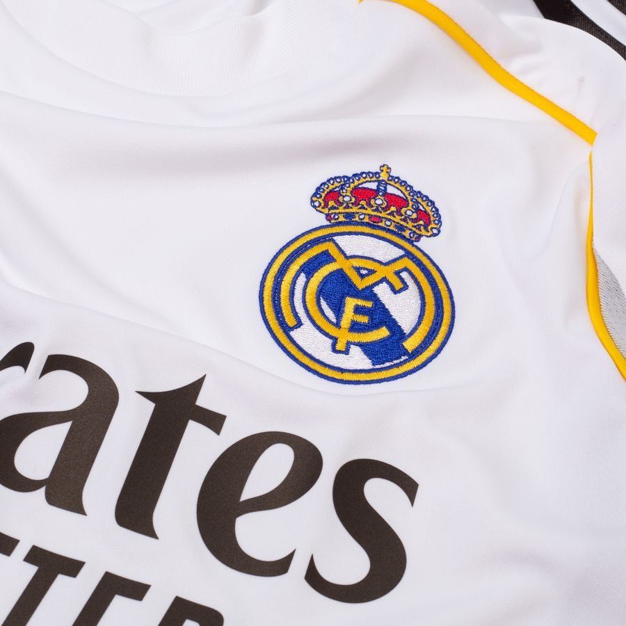 Real Madrid Home Shirt 2025/26 Kids Long Sleeves