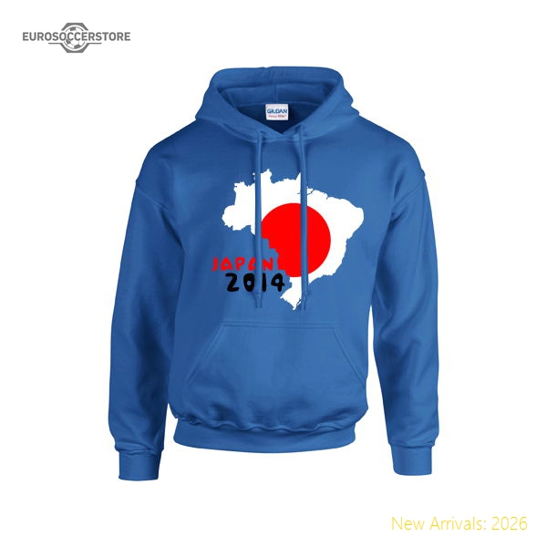 Premium Japan National Team 2014 Country Flag Hoody (blue)