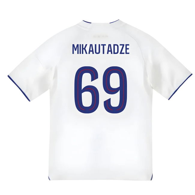 Top Quality Lyon Mikautadze 6 #9 2025-2026 Season Official Merchandise