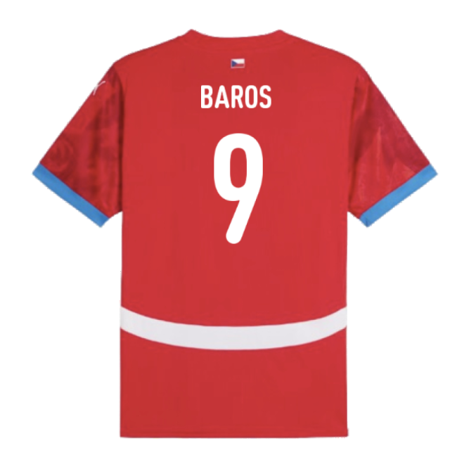 Official Czech Republic 2024-2025 Official Home Shirt Movement