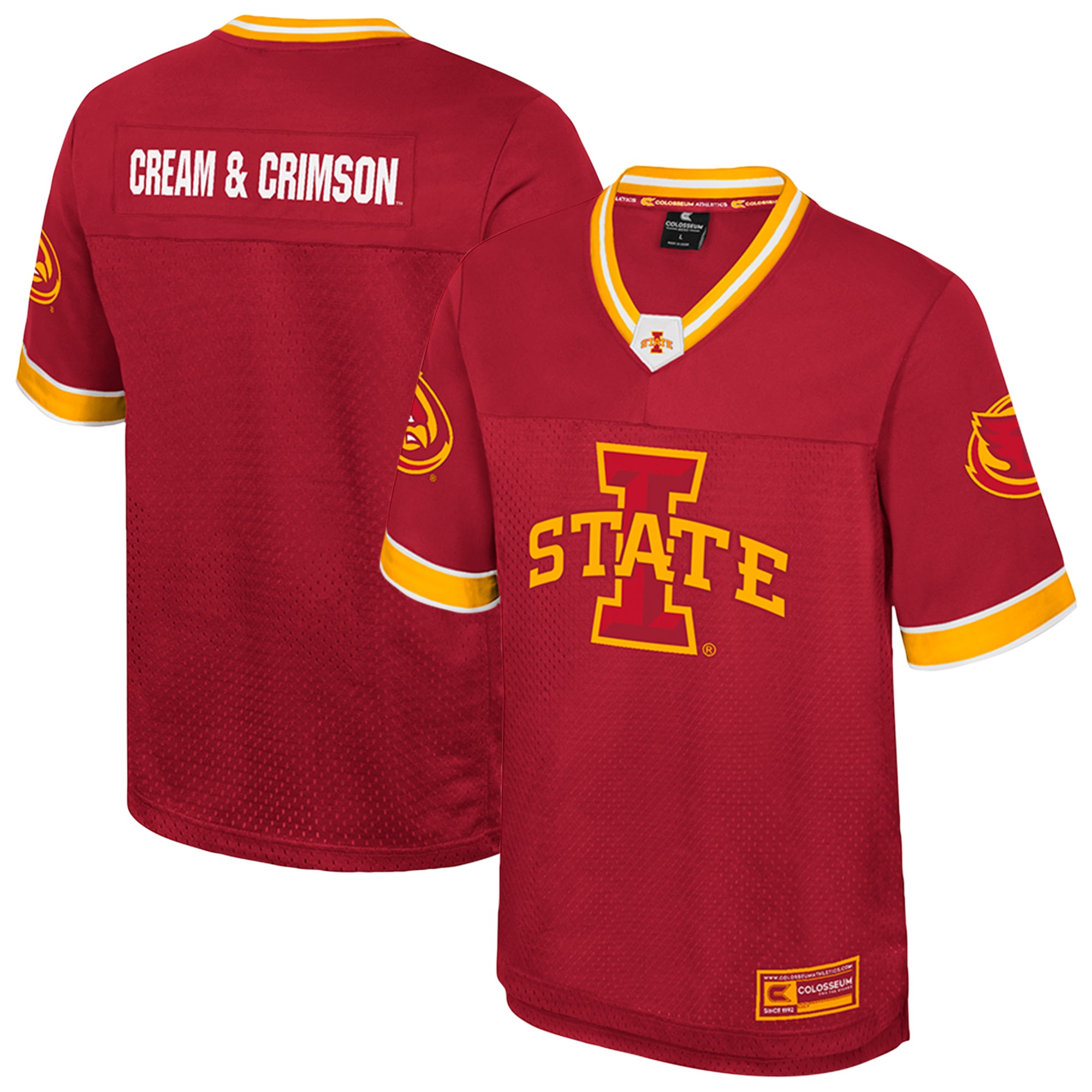 Iowa State Cyclones Colosseum Nothing But The Hits Football Jersey - Cardinal