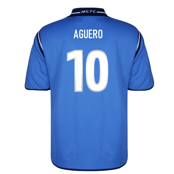 [WSG] 2001 Manchester City Retro Shirt Home Apparel (Aguero 10)