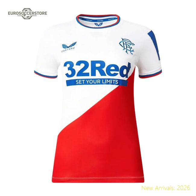 S Rangers Female 2022 Away Jersey Shirt Football Fan Apparel