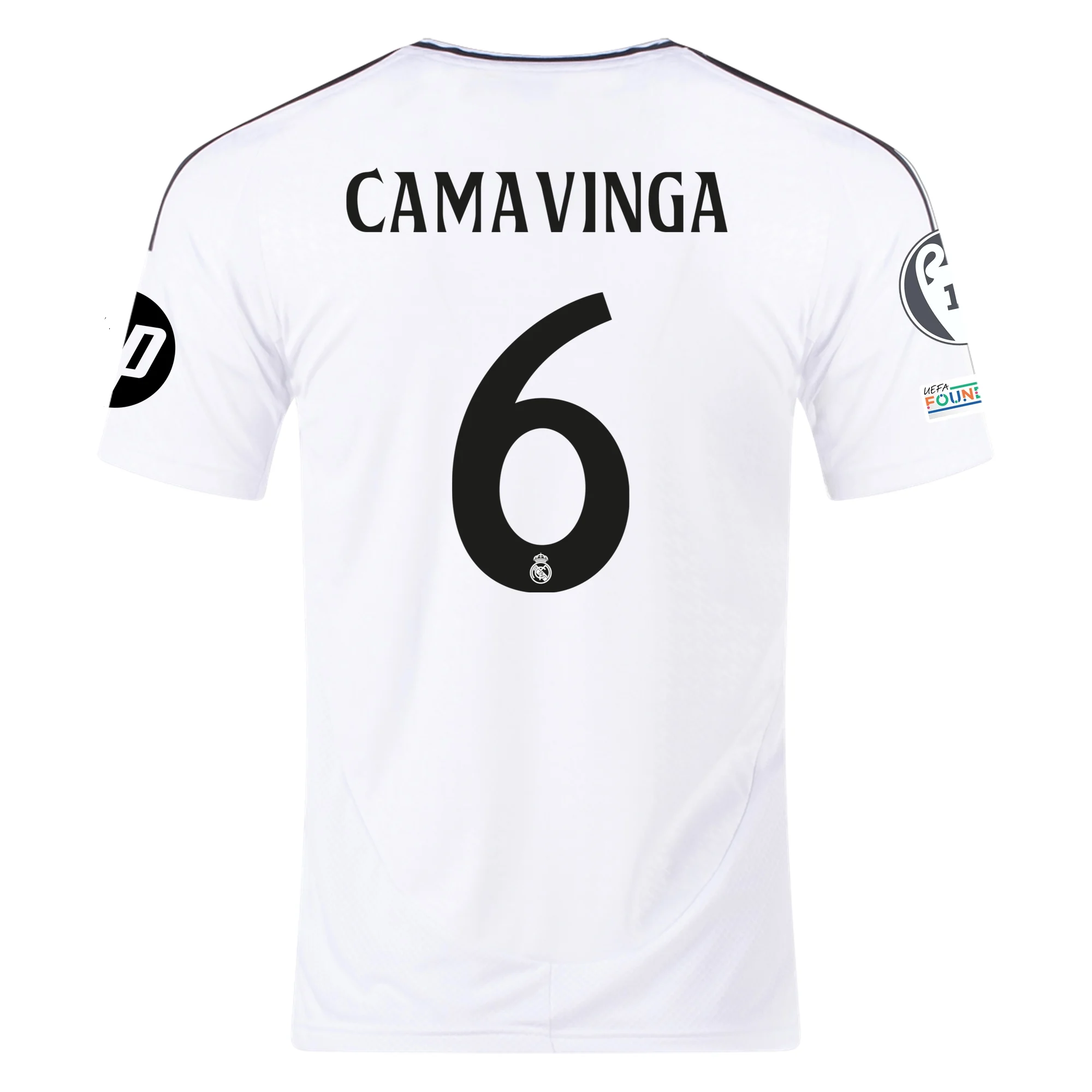 Real Madrid Camavinga 2024-2025 UCL Home Jersey – Authentic Shirt