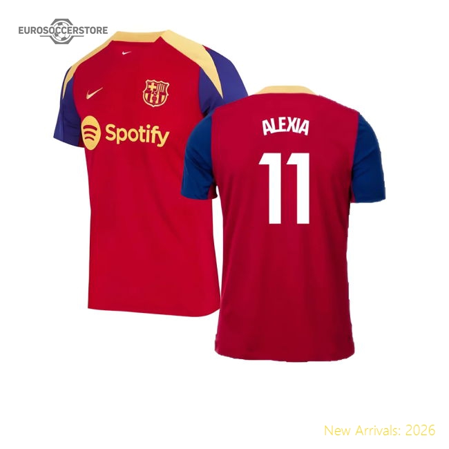 Durable Barcelona Home Jersey Moisture-wicking Athletic Fit