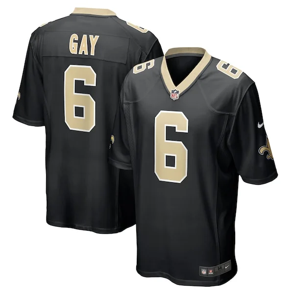 New Orleans Saints Game NFL Jersey - Black | Premium Football Apparel