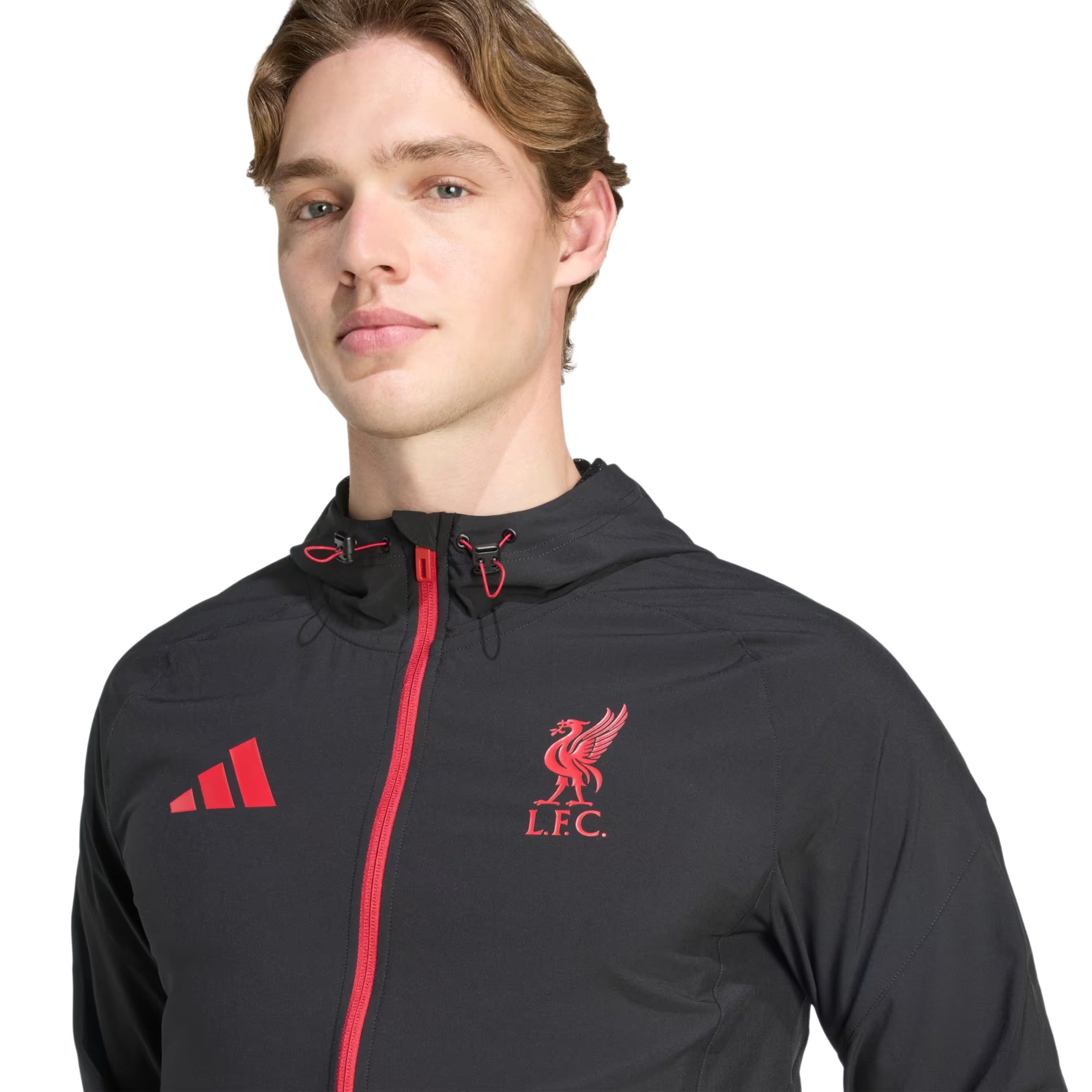 Liverpool Tech Travel 2025-2026 UCL Home Jersey – Authentic Shirt
