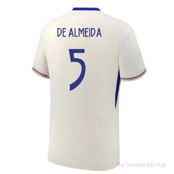 [EFS] 2025/26 France Womens Team Away Shirt (Unisex) (De Almeida 5)