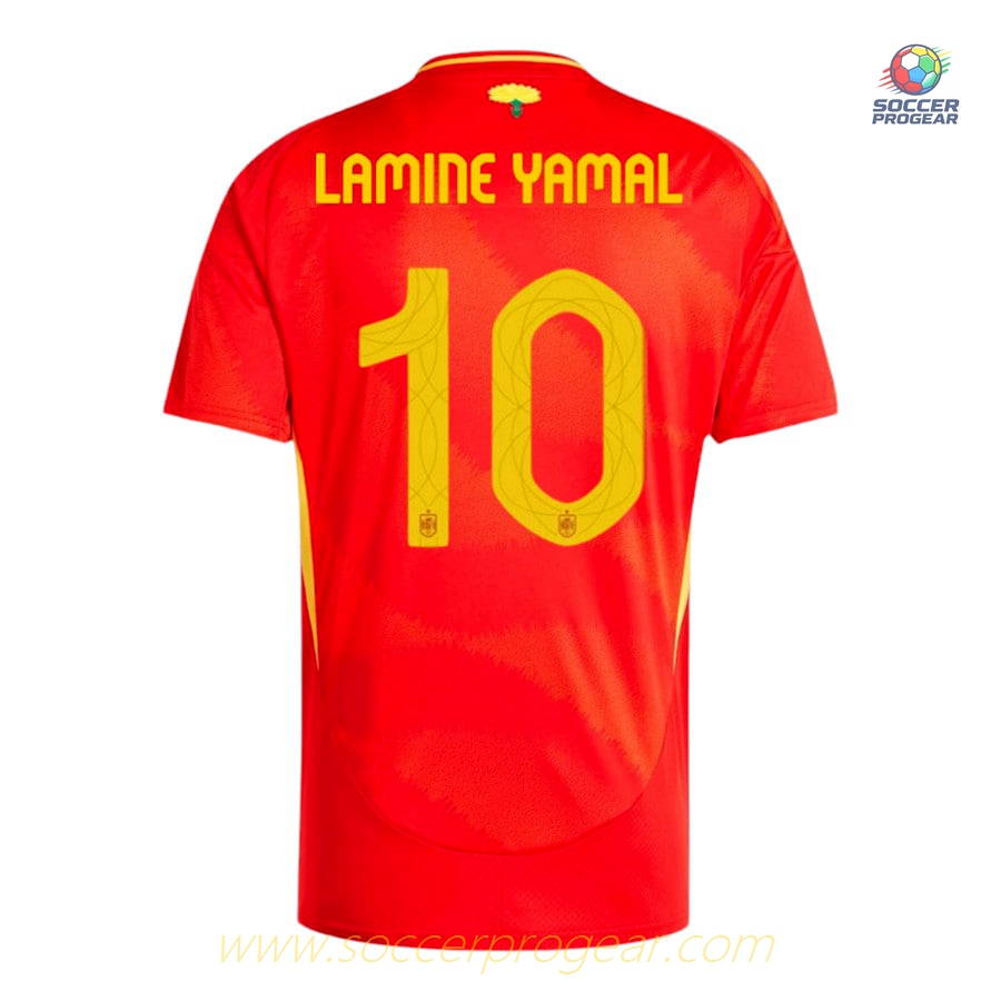 Spain Home Football Jersey Kids Football Jersey 2024-2025 Season Yamal