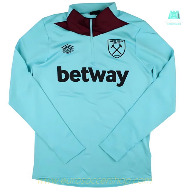 2024-2025 West Ham Mid Layer Top (Blue Radiance)