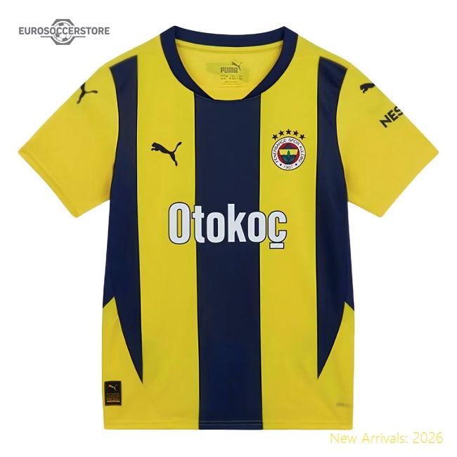 Fenerbahce Children 2024 Home Jersey Shirt Football Fan Supporter Collection
