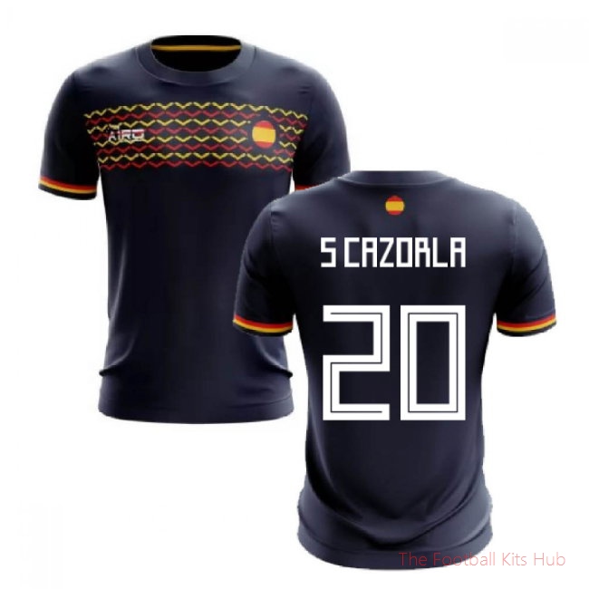 2025-2026 Spain Away Concept Football Shirt (S Cazorla 20)