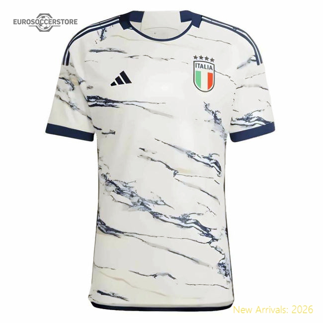 Italy Away Kit 2023-2024 Game Day Jersey Stadium Approved