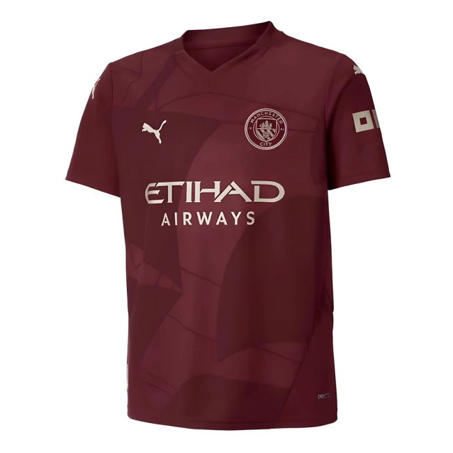 2024-20 Man City Adidas Third Football Jersey M S Kids