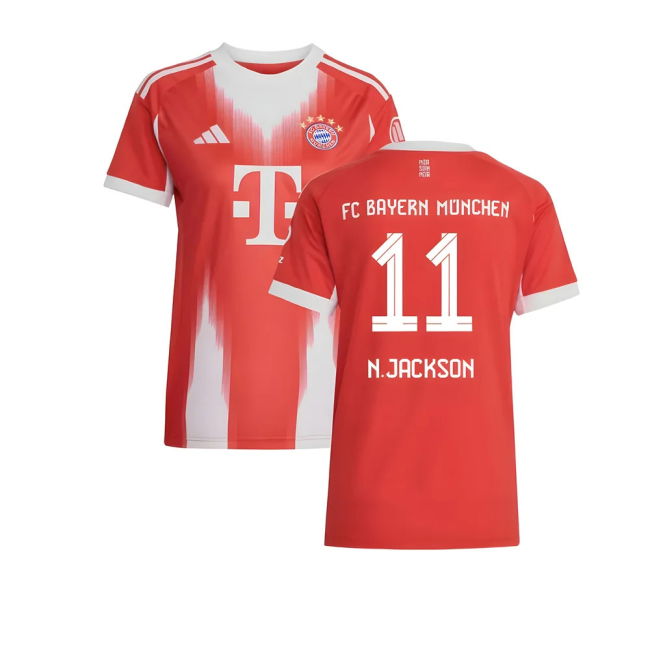 Bayern Official 2025-2026 Home Shirt - Womens (Womens) | Premium
