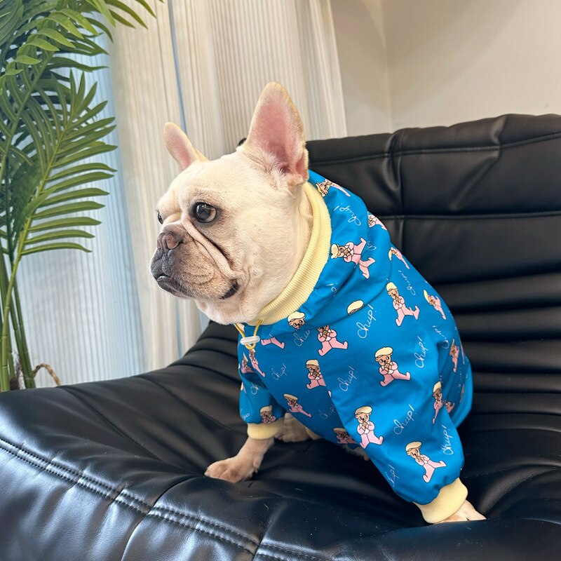 Cozy Everyday Pupstorm Defender Frenchie Windproof Raincoat as a Gift
