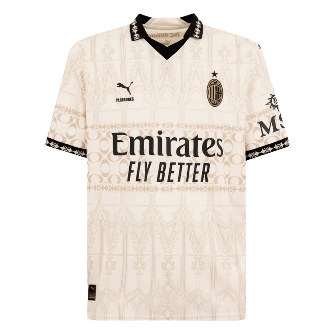 AC Milan X Pleasures Fouth Away  Soccer Jersey 2023/24 Authentic Kit