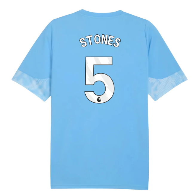 Stones 5 New Man City Training Football Shirt 2025-2026