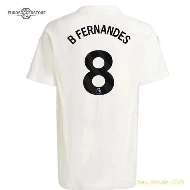 2023-2024 Man Utd Kids Safe B Fernandes Jersey Performance Fabric