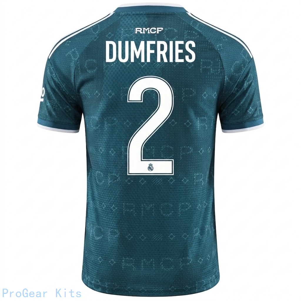 [SJH] Real Madrid Denzel Dumfries #2 Away Jersey 2026/27