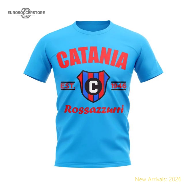 Authentic Catania Established Football T-Shirt (Sky Blue)