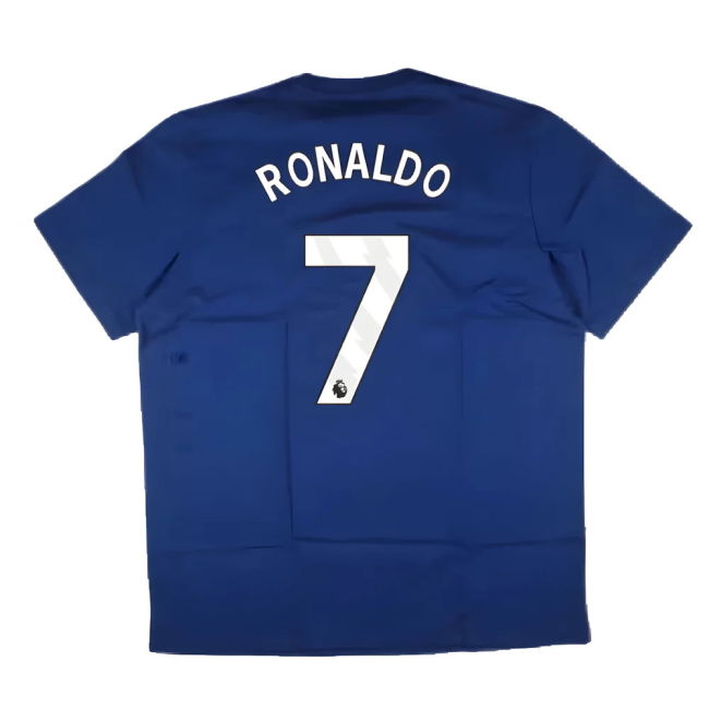 Official Football Man Utd Seasonal Tee Victory Blue Ronaldo #7 Pro...