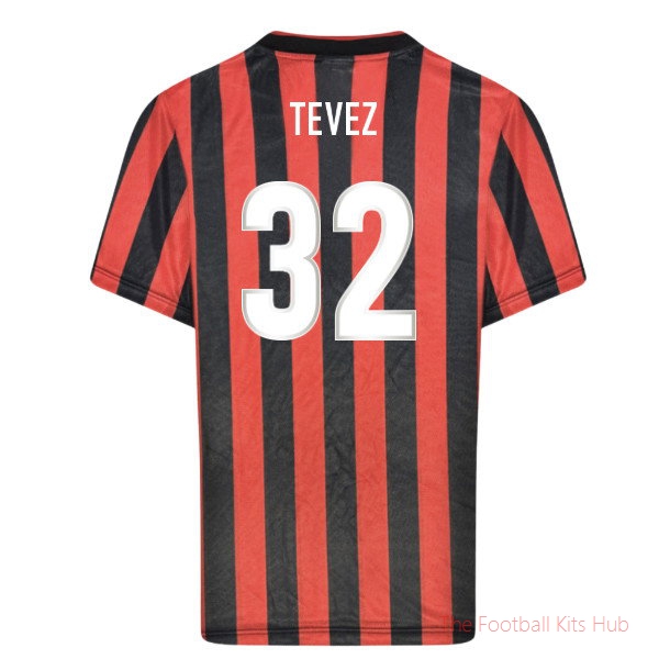Team Football Manchester City Away 2001 Jersey (Tevez 32)