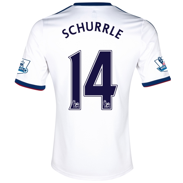 Elite Series 13-14 Chelsea 14 SCHURRLE White Away Soccer Jersey Shirt