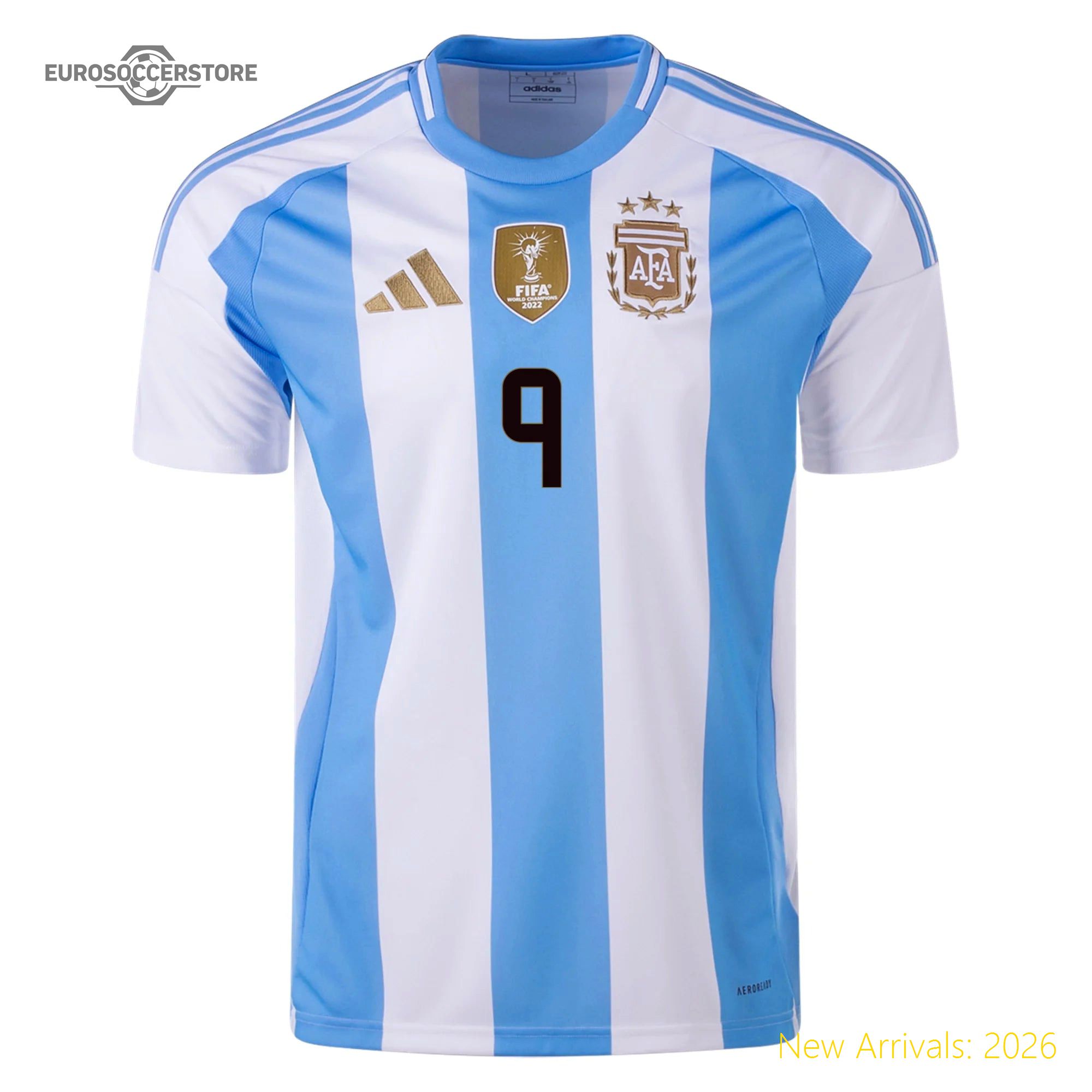 Official Team Merchandise Men Arg Team Top-grade Home Jersey 2024