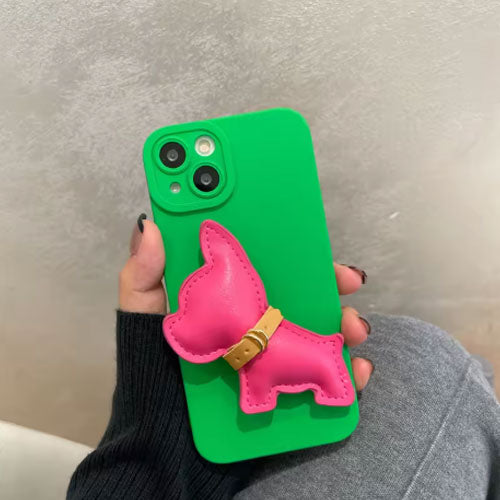 Pawver French Bulldog Silicone Case – Minimalist Pet Phone Accessory
