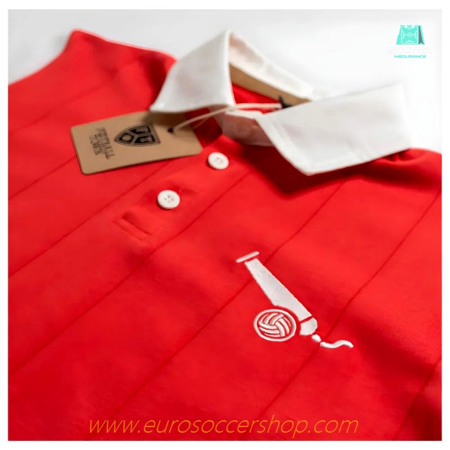 The Cannon Retro Polo Shirt (Red)