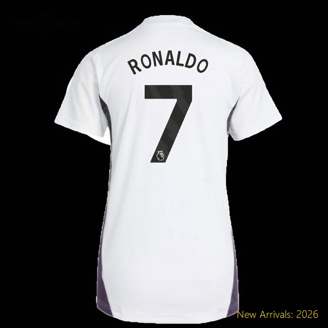 Modern Womens Man Utd Ronaldo Jersey 2025-2026 Smooth Quick-dry