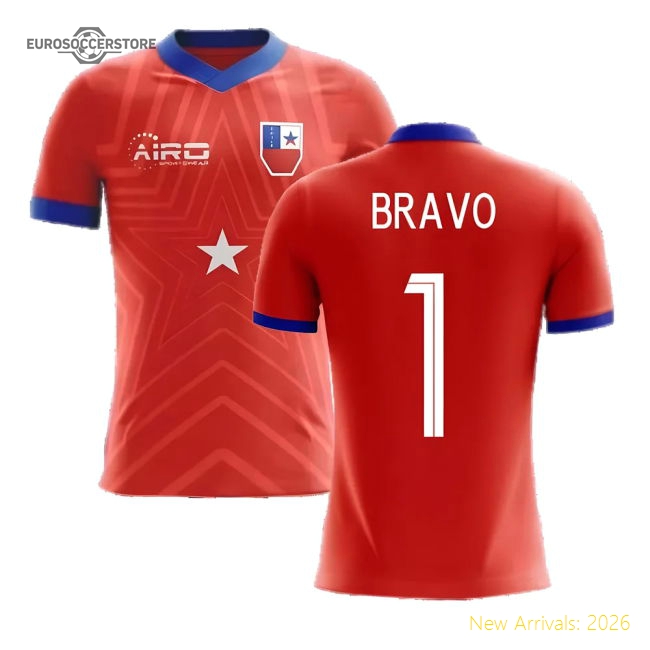 2025-2026 Chile Home Concept Football Shirt (Bravo 1) - Kids