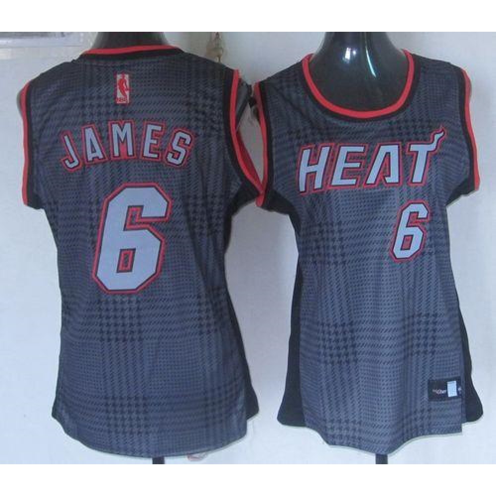 Collector's Item Men's Heat #6 LeBron Black Basketball Jersey