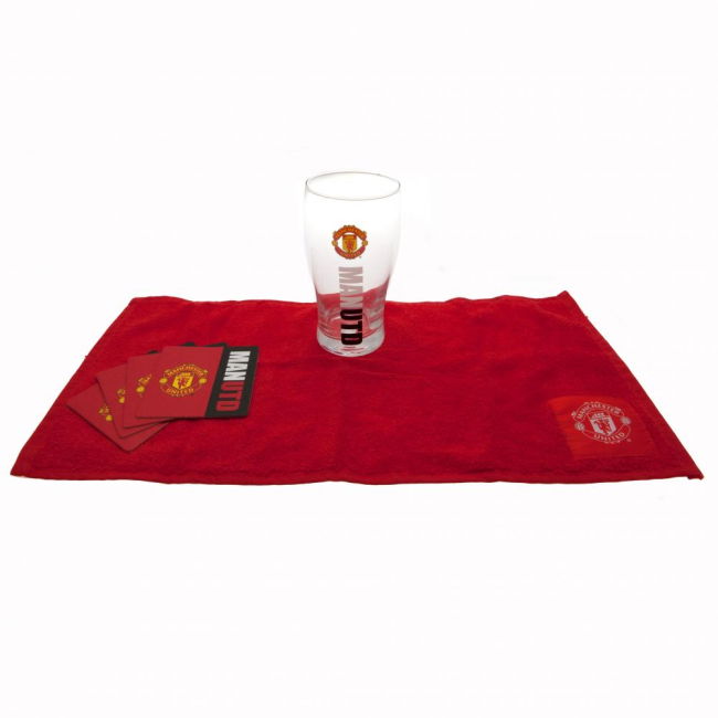 Manchester United FC Wordmark Mini Bar Set