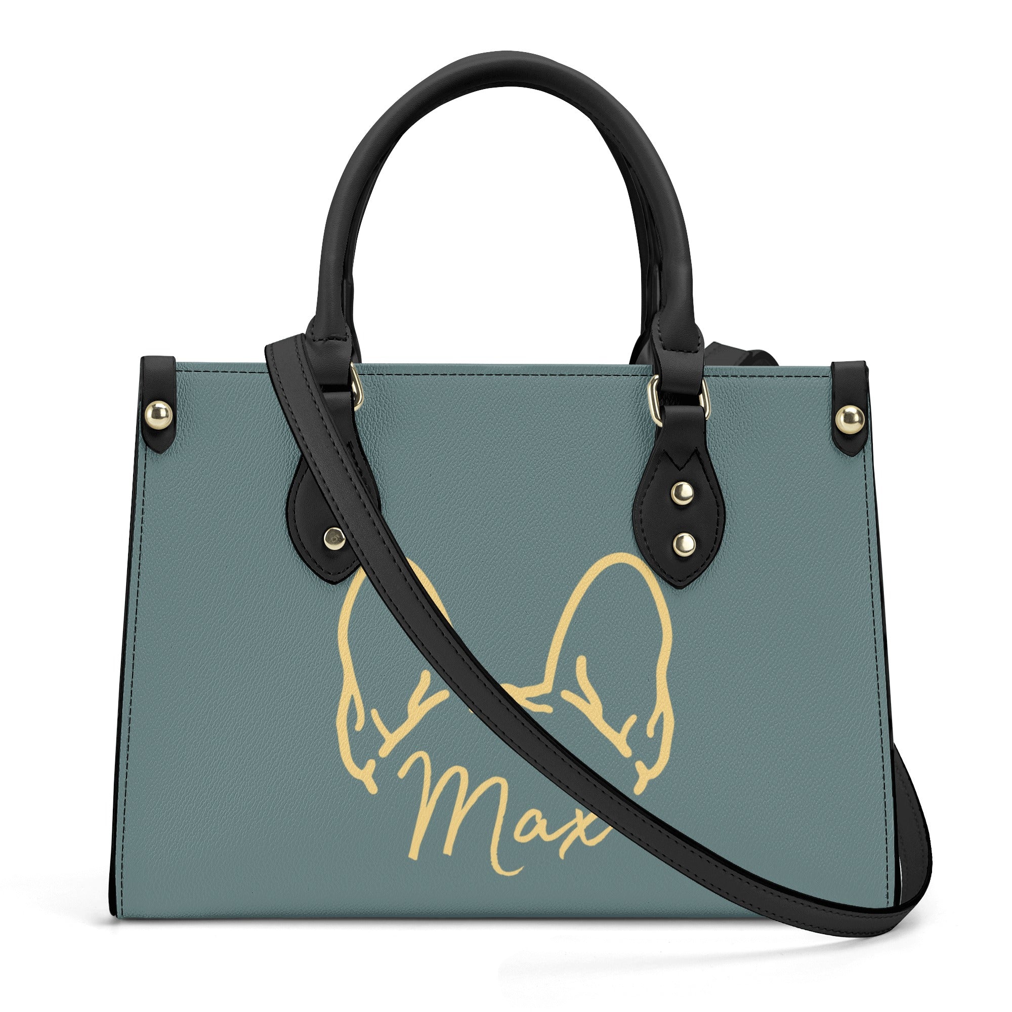 Custom Women Handbag With Frenchie Name Paw Protection | Breed-optimized