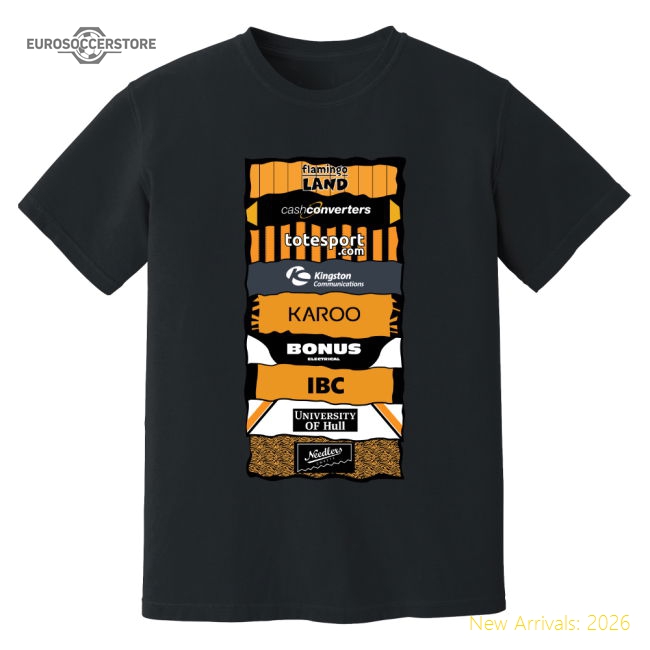 Official Hull Sponsor History T-shirt (black) - Premium Quality Baby
