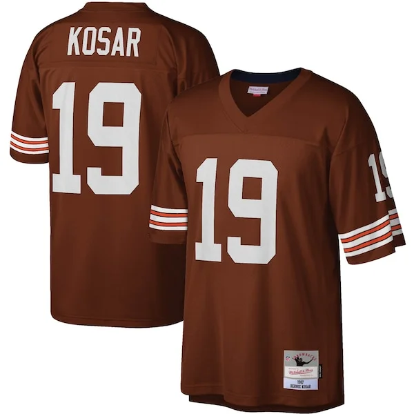 None Replica NFL Jersey - Brown | Top-Grade Football Apparel