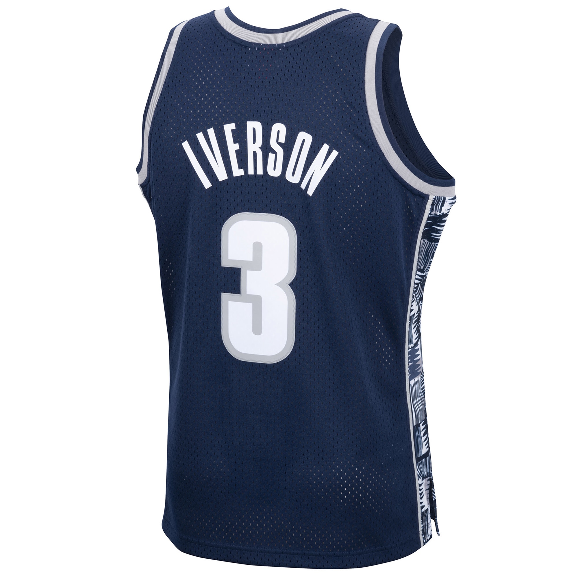 [NJP] Allen Iverson Georgetown Hoyas 1995/96 Swingman Replica Jersey - Navy