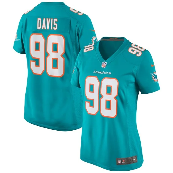 None Raekwon Davis Game Jersey - Aqua | NFL Player Jersey | NFL Footba
