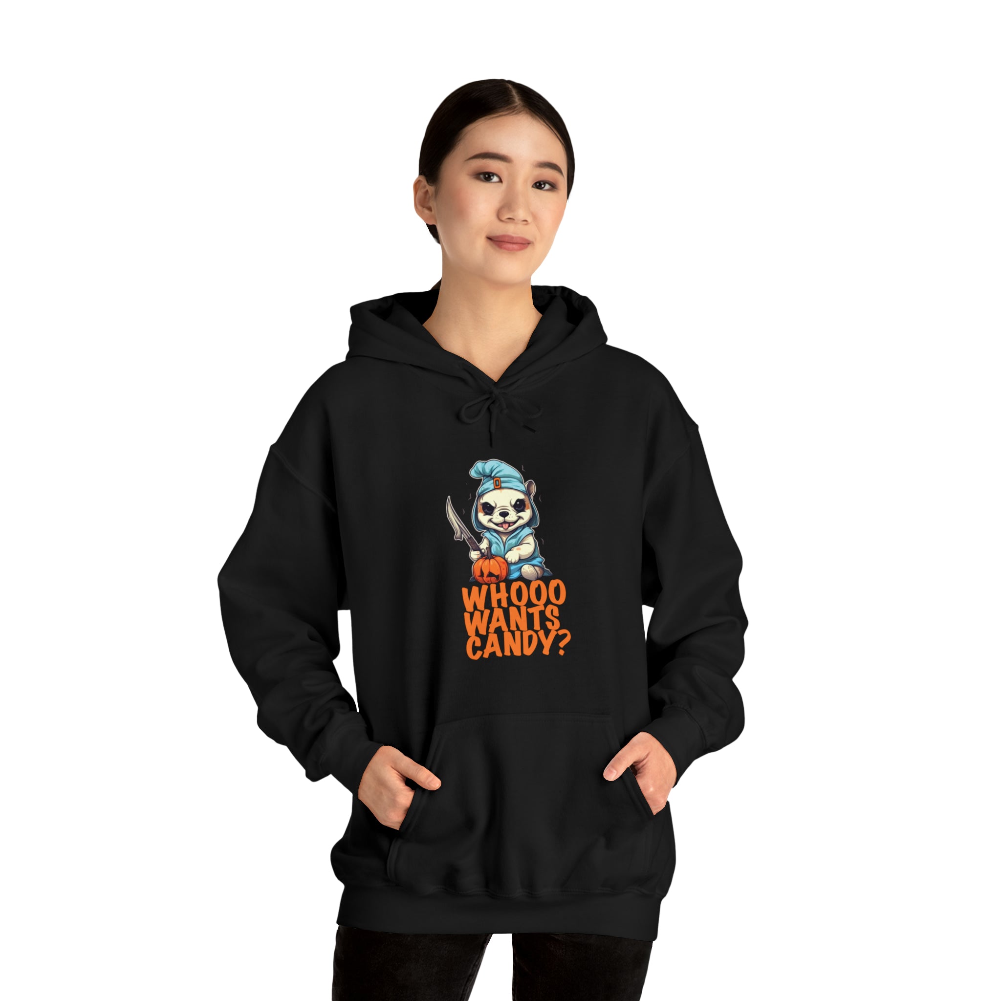 Whoo Wants Candy Halloween Unisex Hoodie
