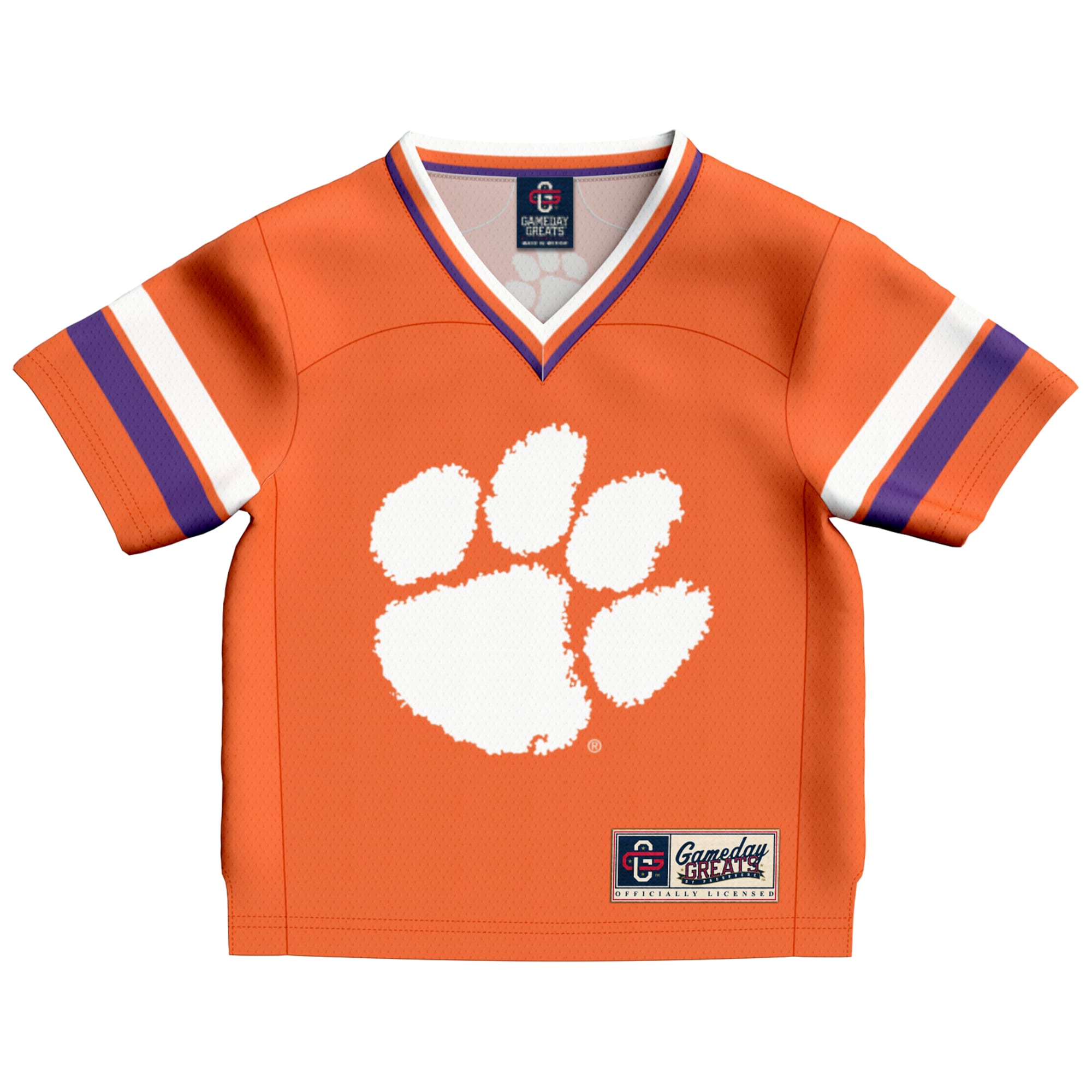 [DDG] Clemson Tigers GameDay Greats Infant Lightweight Collegiate Football Fashion Jersey - Orange